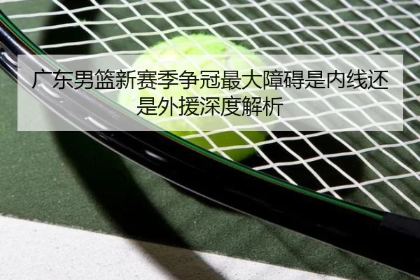广东男篮新赛季争冠最大障碍是内线还是外援深度解析